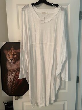 FREE PEOPLE NWT White Duster Top or Coverup